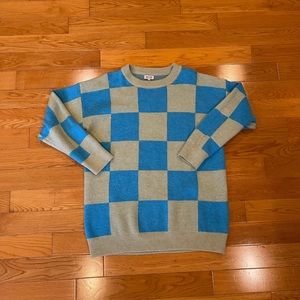Checkered sweater